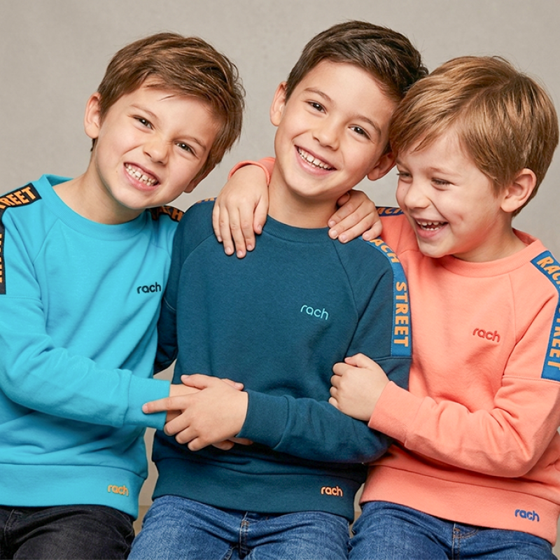 Блуза за момче Rach "Street" /92-158/ в цвят праскова