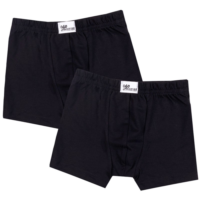 Боксер за момче в черно /92-164/ - пакет от 2бр.