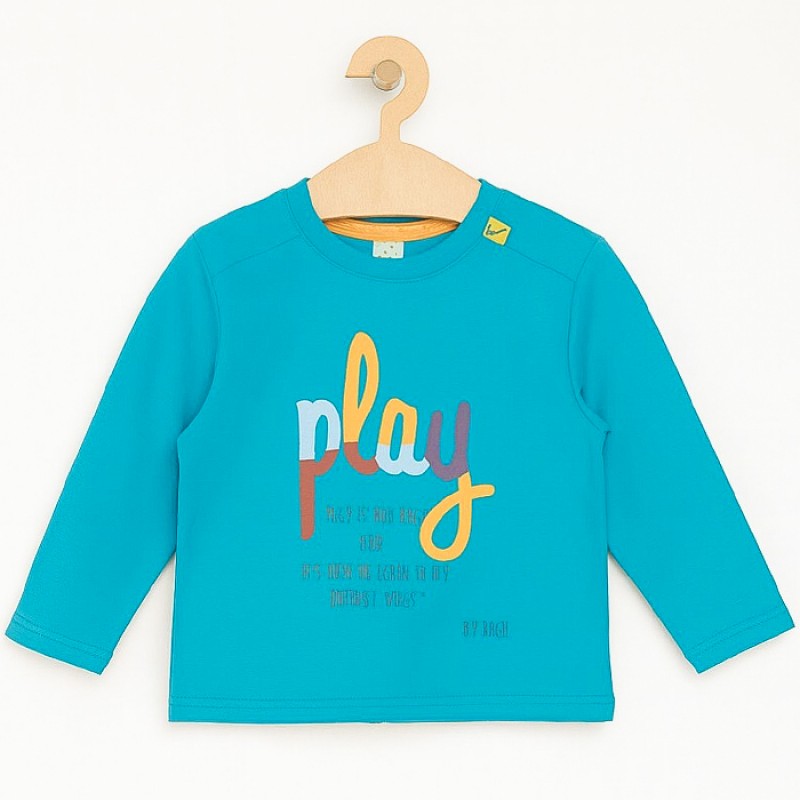 Блуза за момче Rach "Play" /62-116/ в ел.синьо