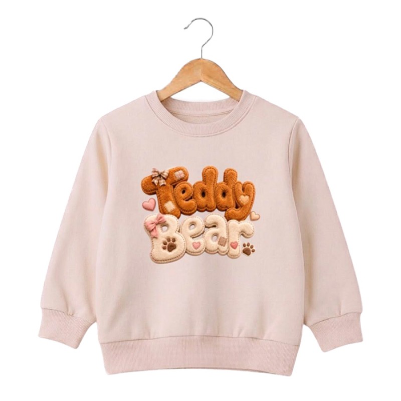 Блуза за момиче Rach "Teddy Bear" /92-110/ в бежово