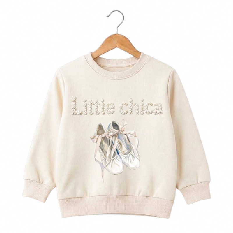 Блуза за момиче Rach "Little Chica" /116-158/ в цвят екрю 