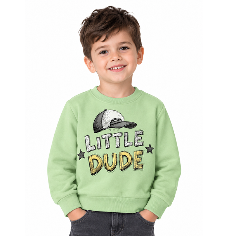 Блуза за момче Rach "Little Dude" /92-110/ в цвят резеда