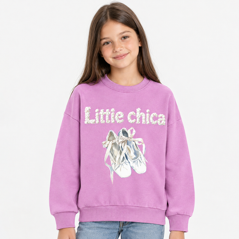 Блуза за момиче Rach "Little Chica" /116-158/ в лилаво
